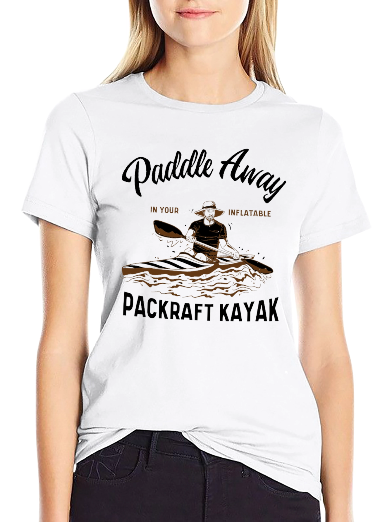 Paddle Away Kayak T-Shirt - Outdoor Adventure Tee