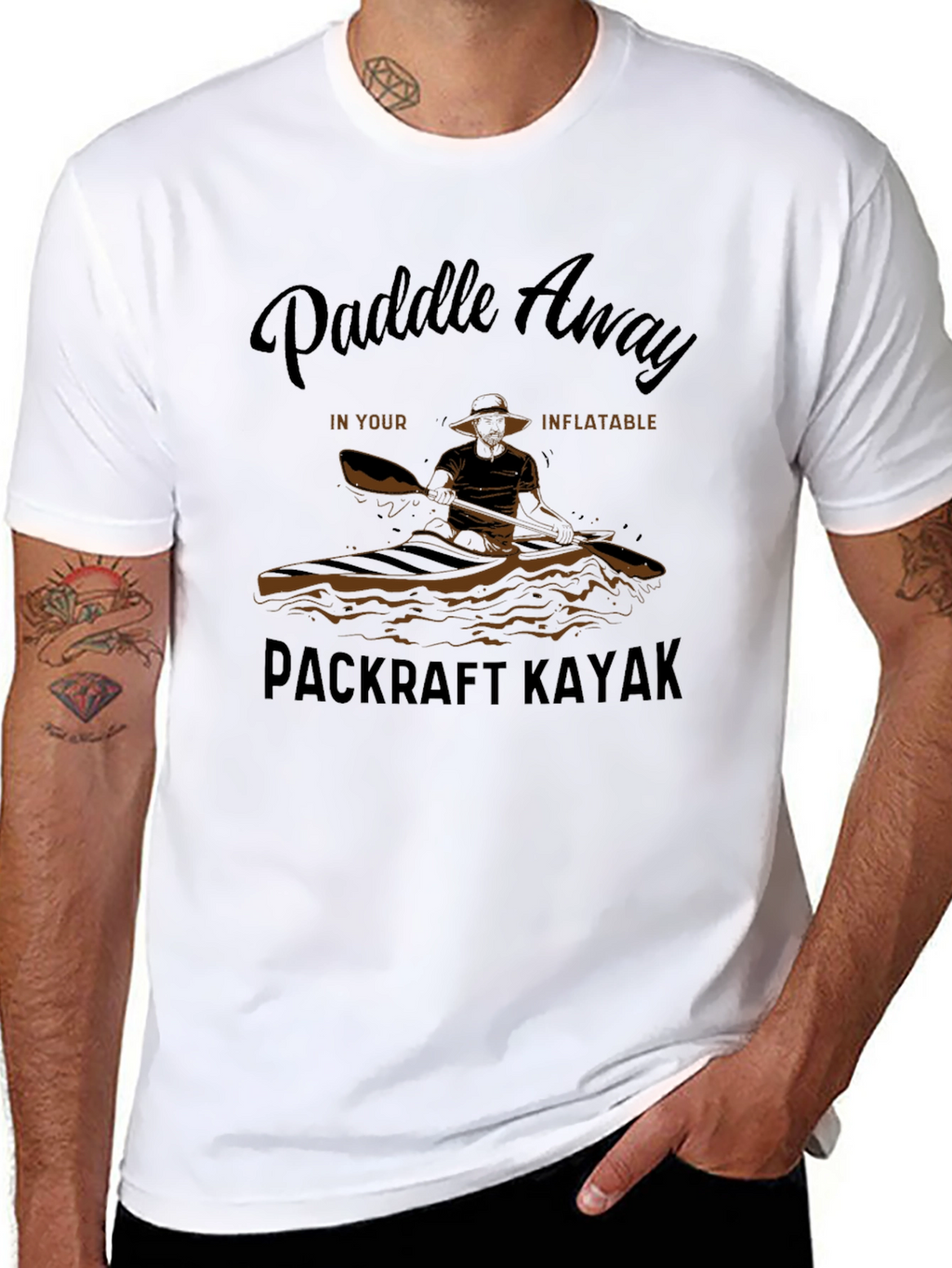 Paddle Away Kayak T-Shirt - Outdoor Adventure Tee