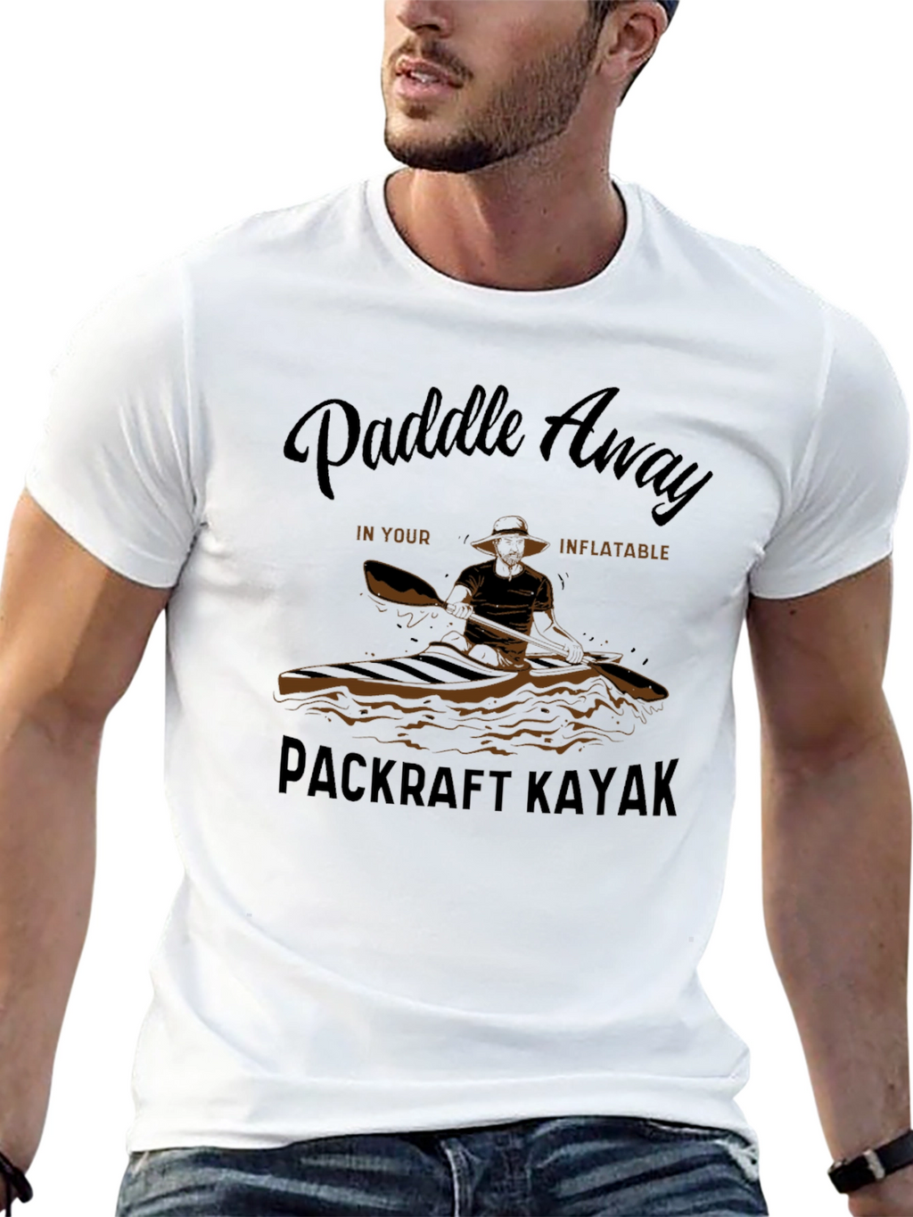 Paddle Away Kayak T-Shirt - Outdoor Adventure Tee