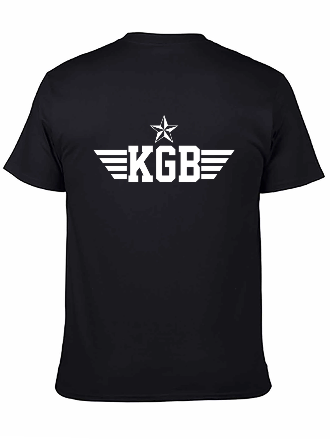 KGB Star Graphic Tee - Classic Retro Style