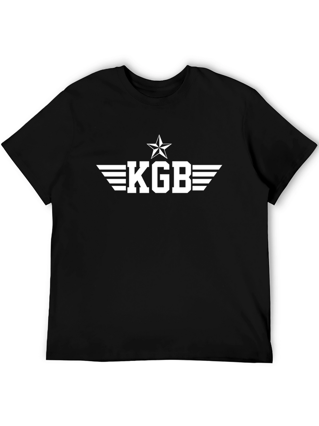 KGB Star Graphic Tee - Classic Retro Style