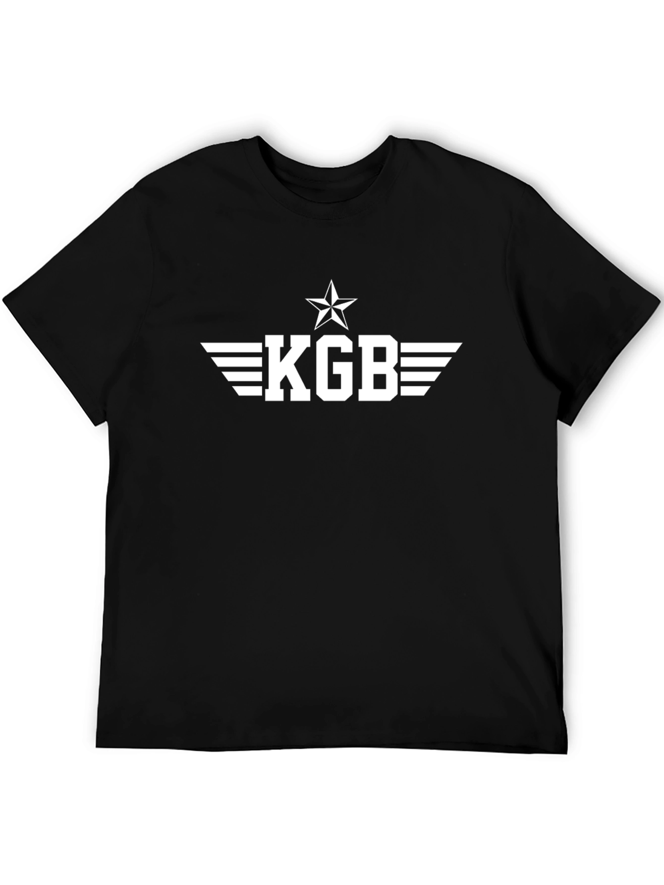 KGB Star Graphic Tee - Classic Retro Style