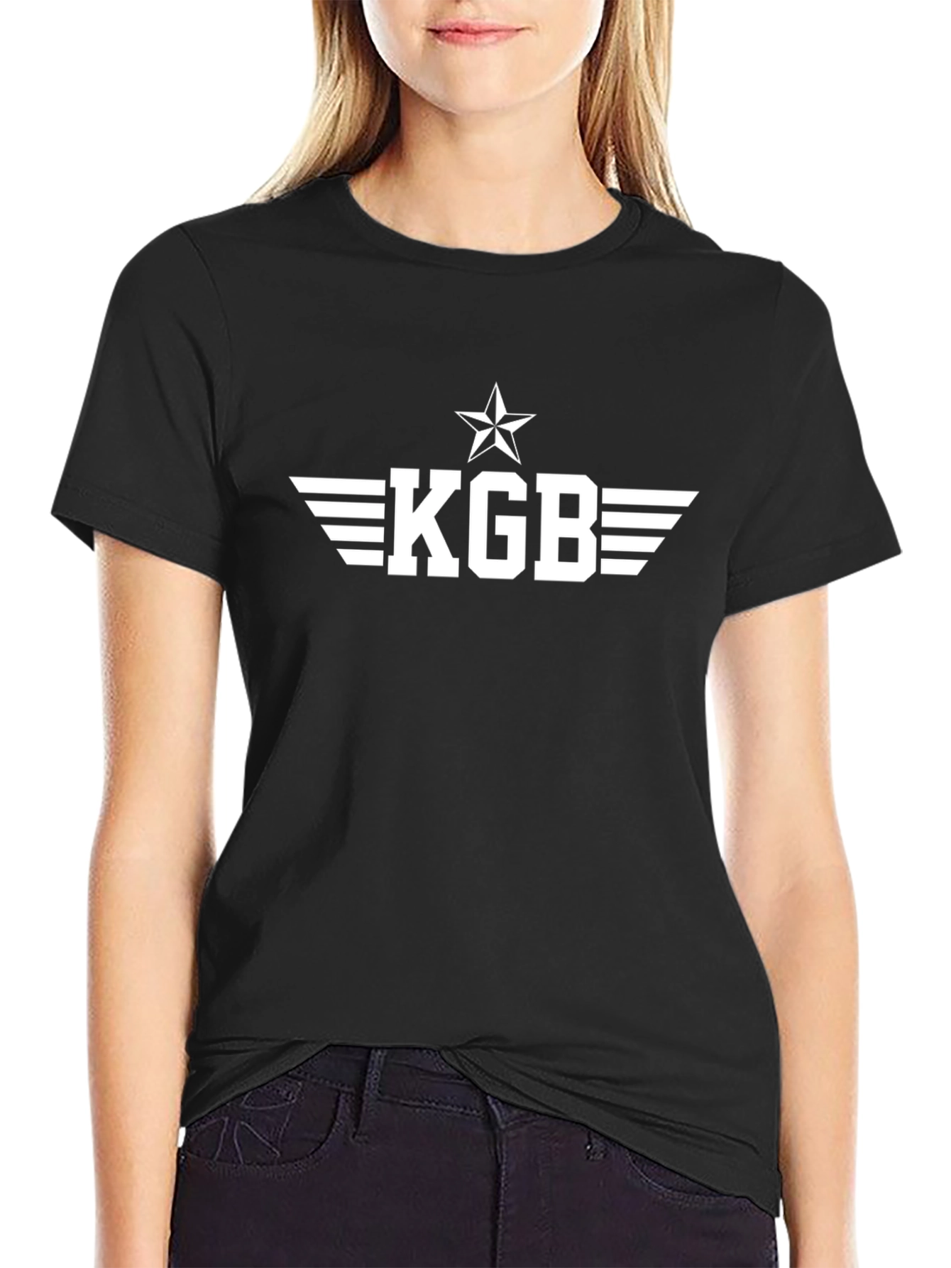 KGB Star Graphic Tee - Classic Retro Style