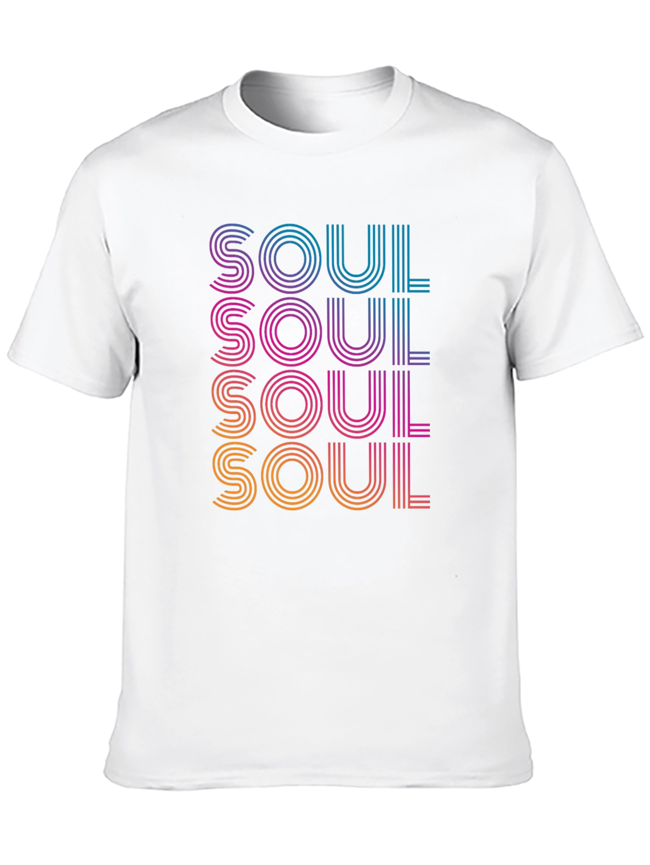 Retro Soul Graphic Black T-Shirt