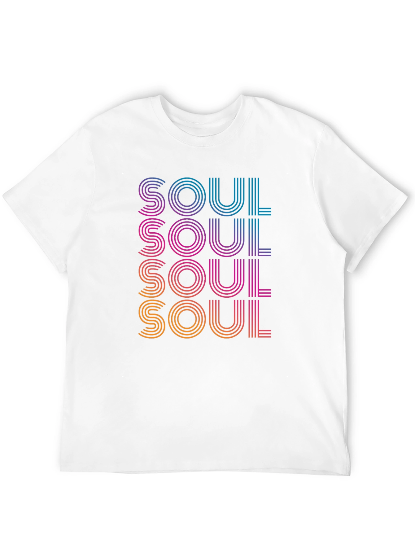 Retro Soul Graphic Black T-Shirt