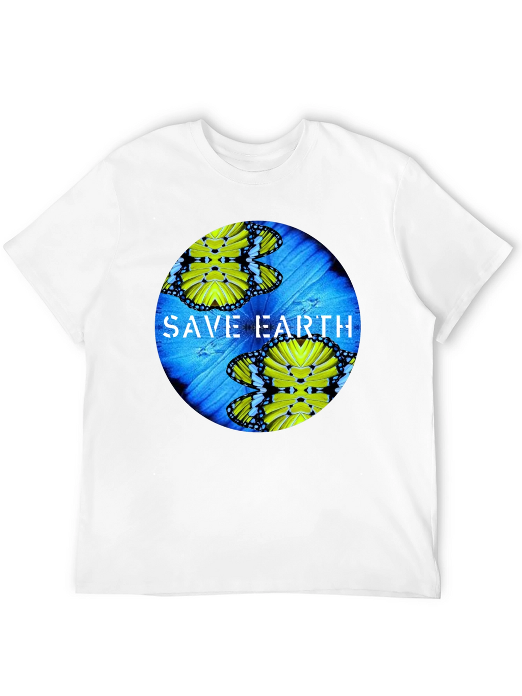 Save Earth Butterfly Graphic Tee