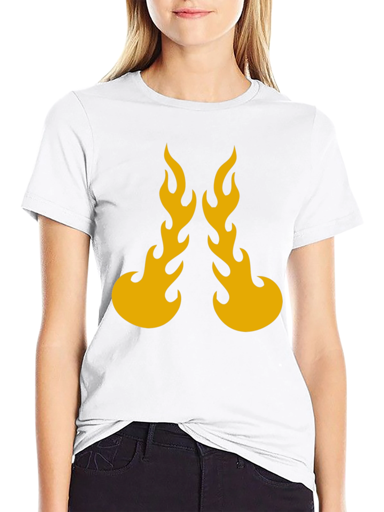 Flaming Hot Black Graphic Tee