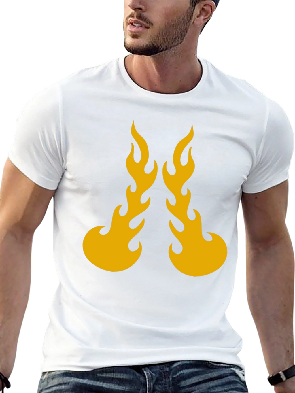 Flaming Hot Black Graphic Tee