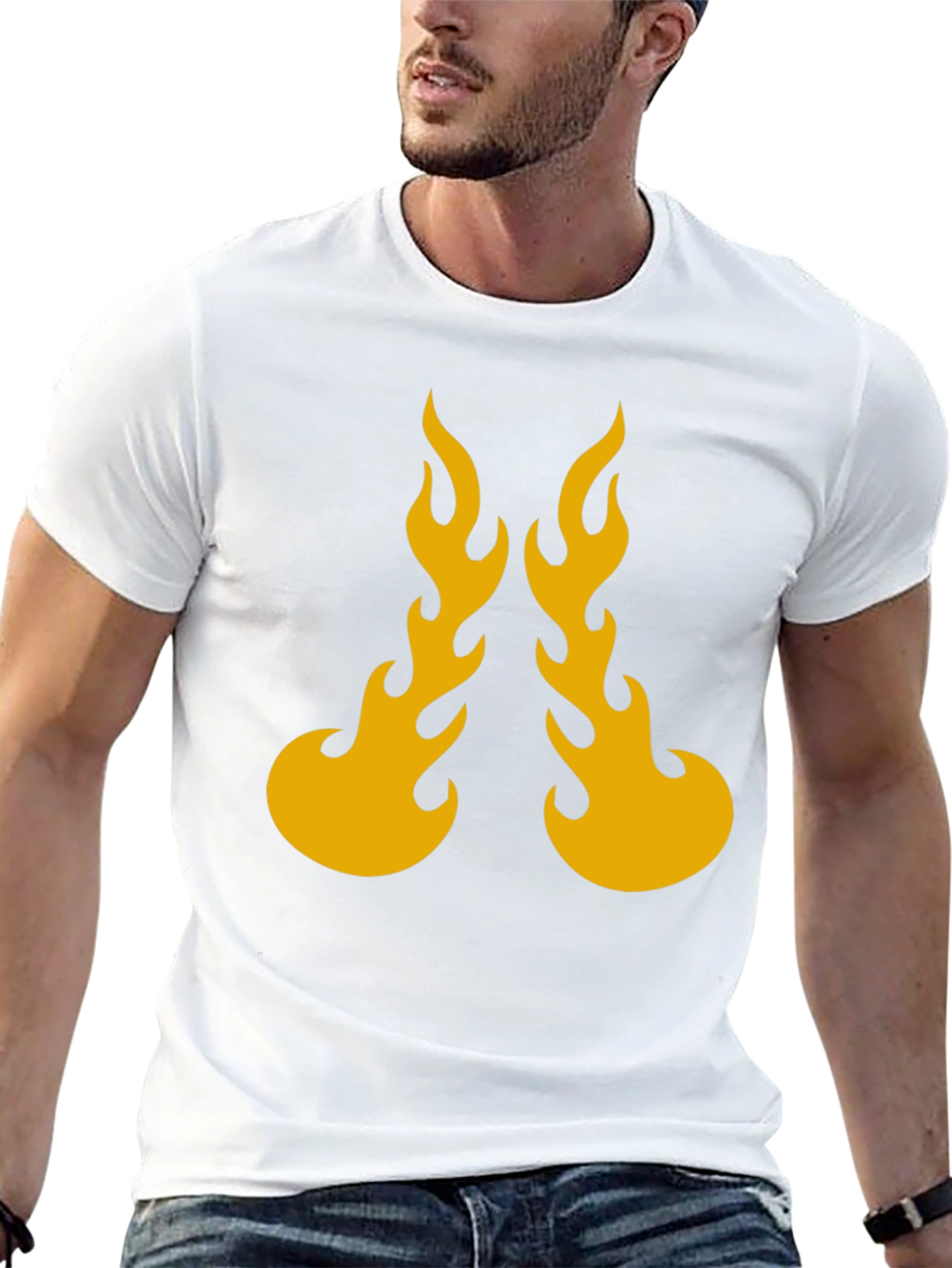 Flaming Hot Black Graphic Tee