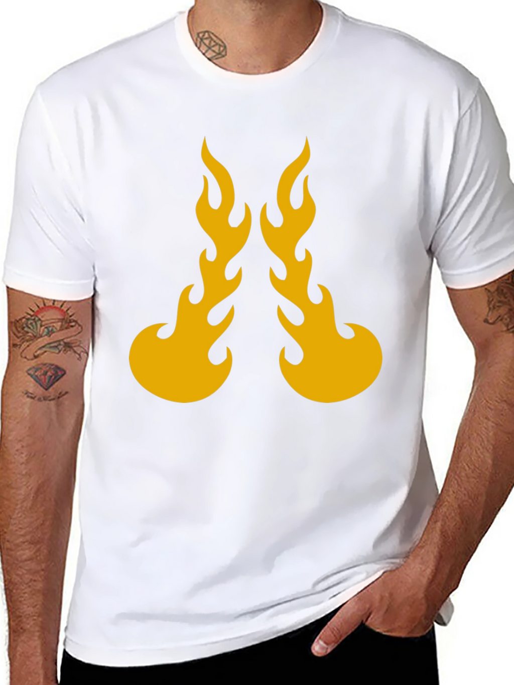 Flaming Hot Black Graphic Tee