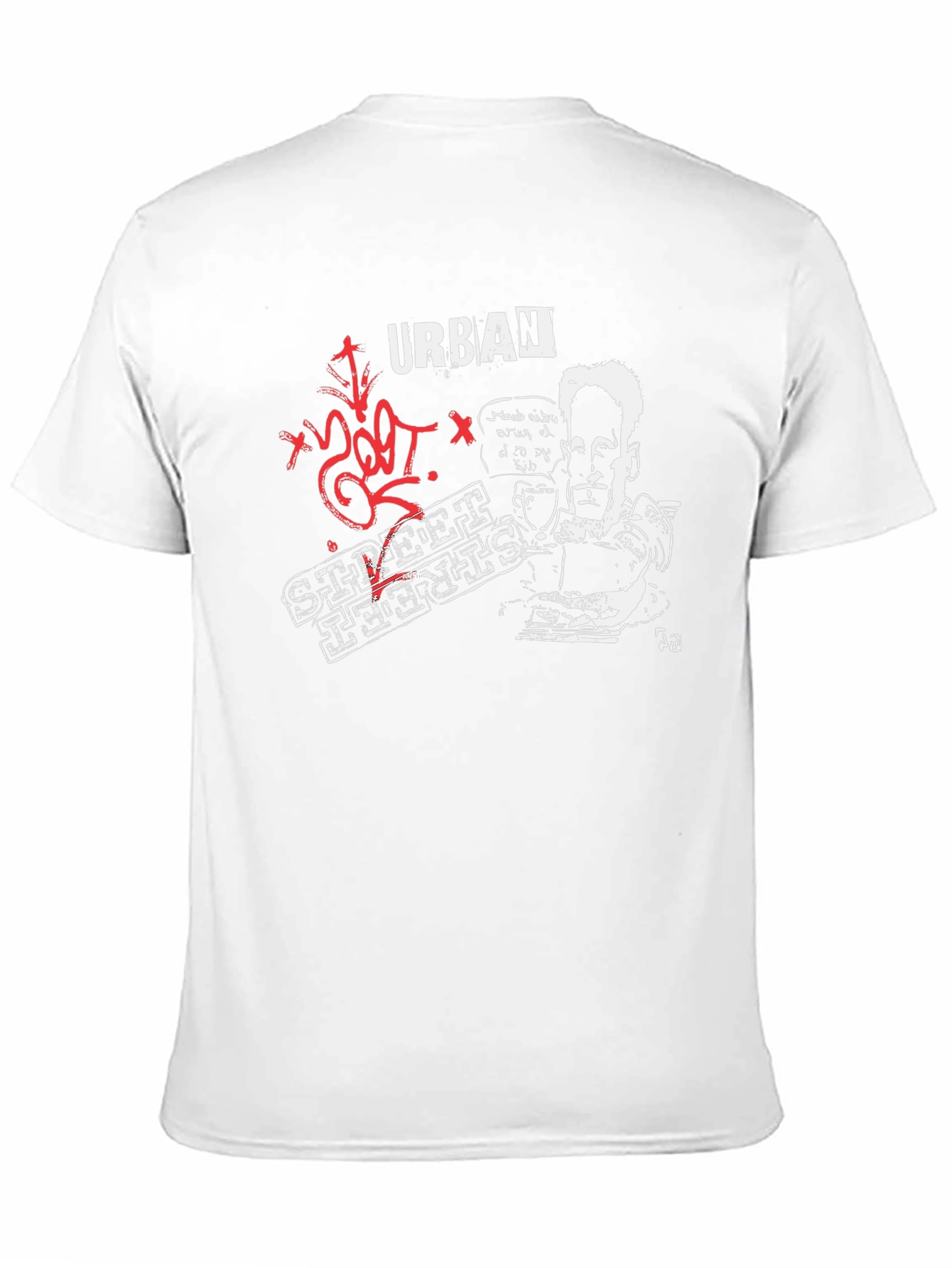 Urban Street Prints Black Graphic T-Shirt