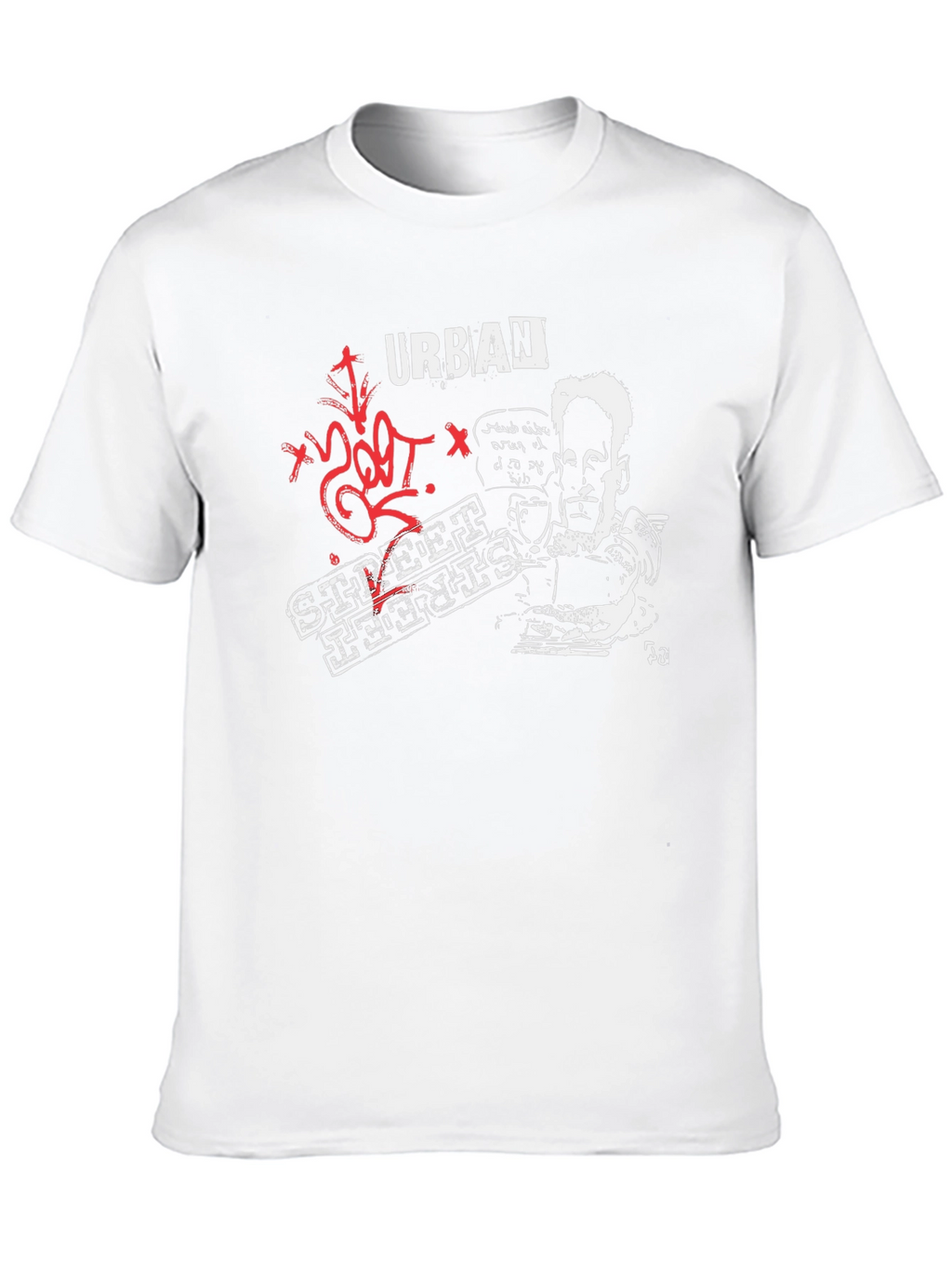 Urban Street Prints Black Graphic T-Shirt