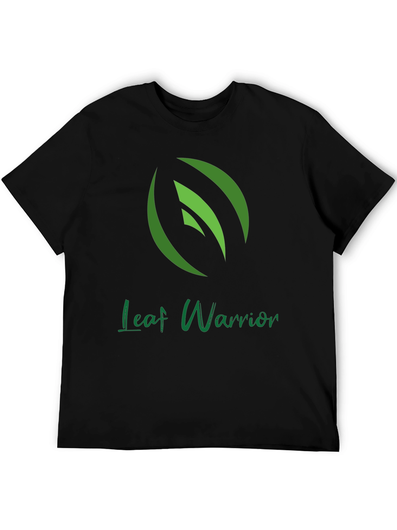 Leaf Warrior Graphic Tee - Green Leaf Design