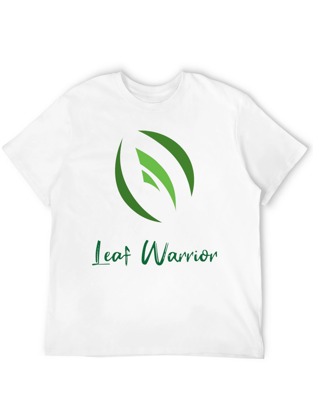 Leaf Warrior Graphic Tee - Green Leaf Design