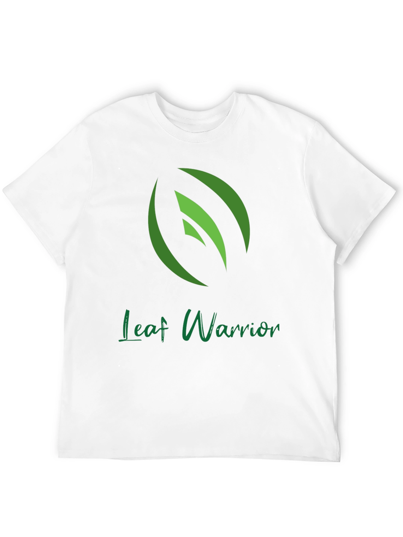 Leaf Warrior Graphic Tee - Green Leaf Design