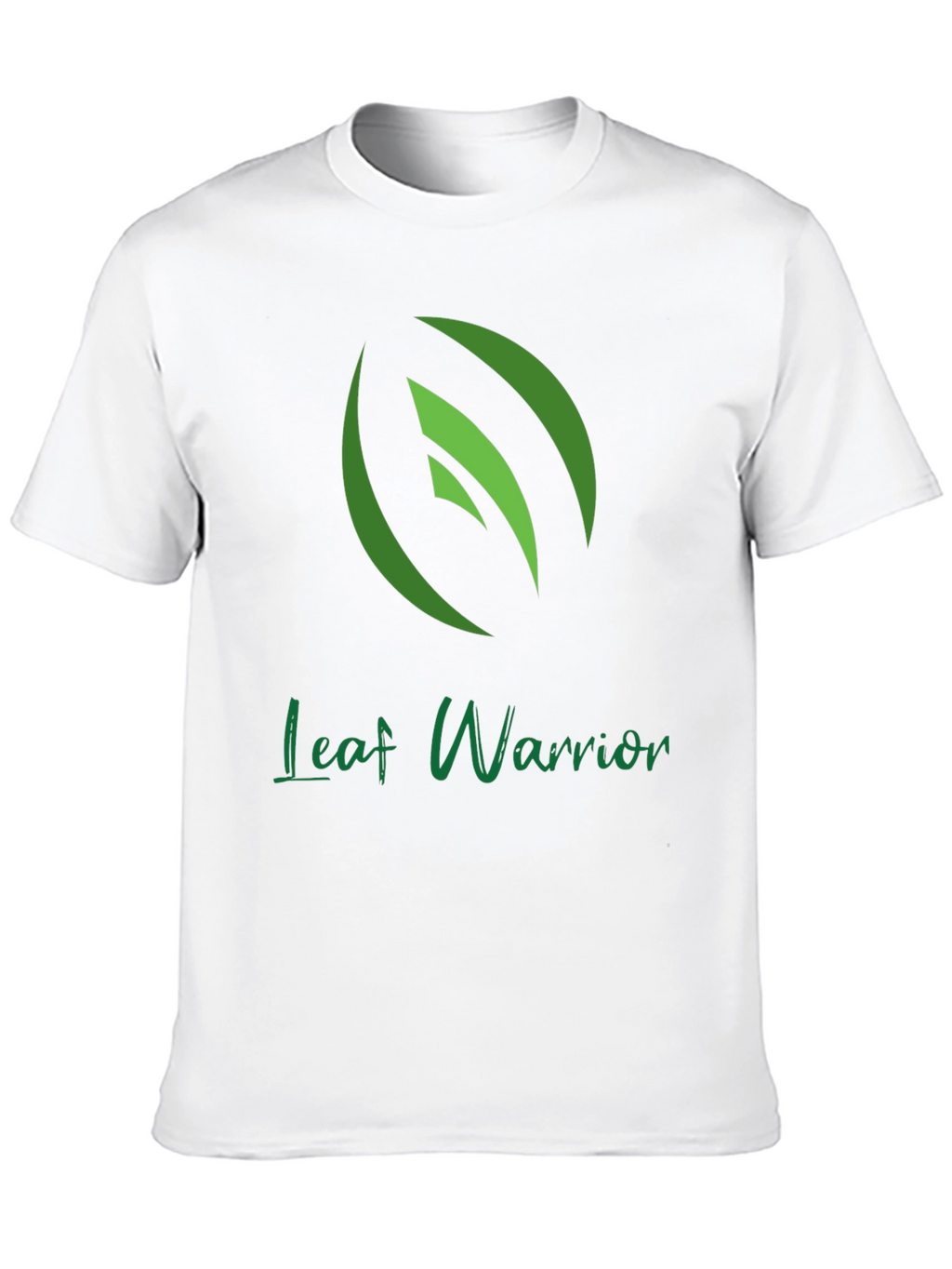 Leaf Warrior Graphic Tee - Green Leaf Design