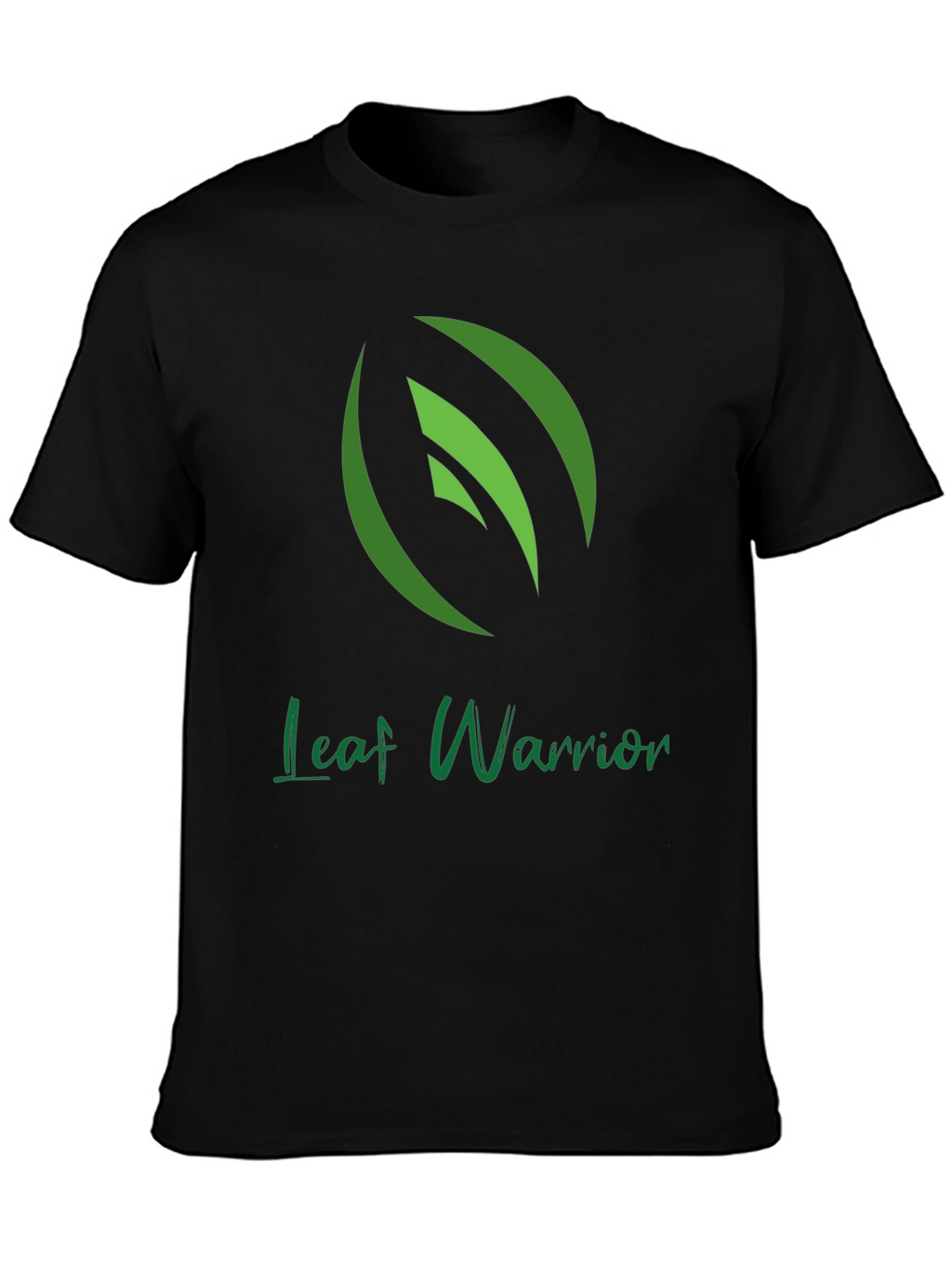 Leaf Warrior Graphic Tee - Green Leaf Design