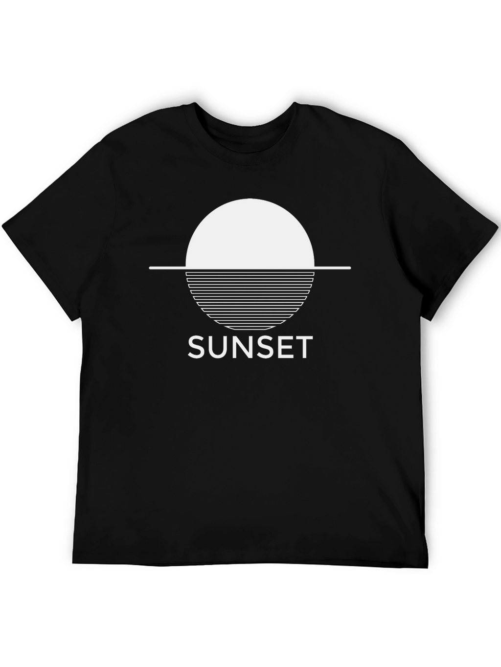 Sunset Graphic Tee - Modern Minimalist Design