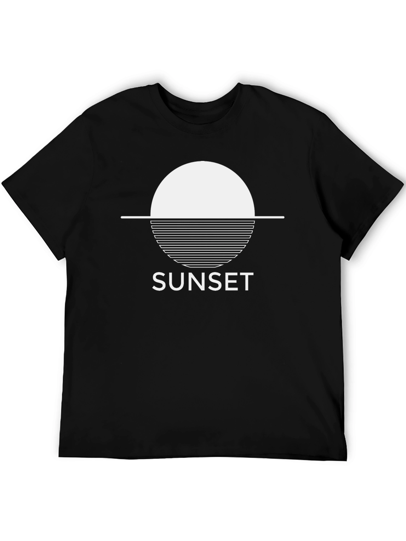 Sunset Graphic Tee - Modern Minimalist Design