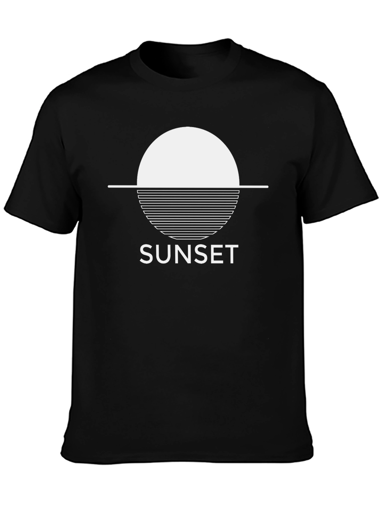 Sunset Graphic Tee - Modern Minimalist Design