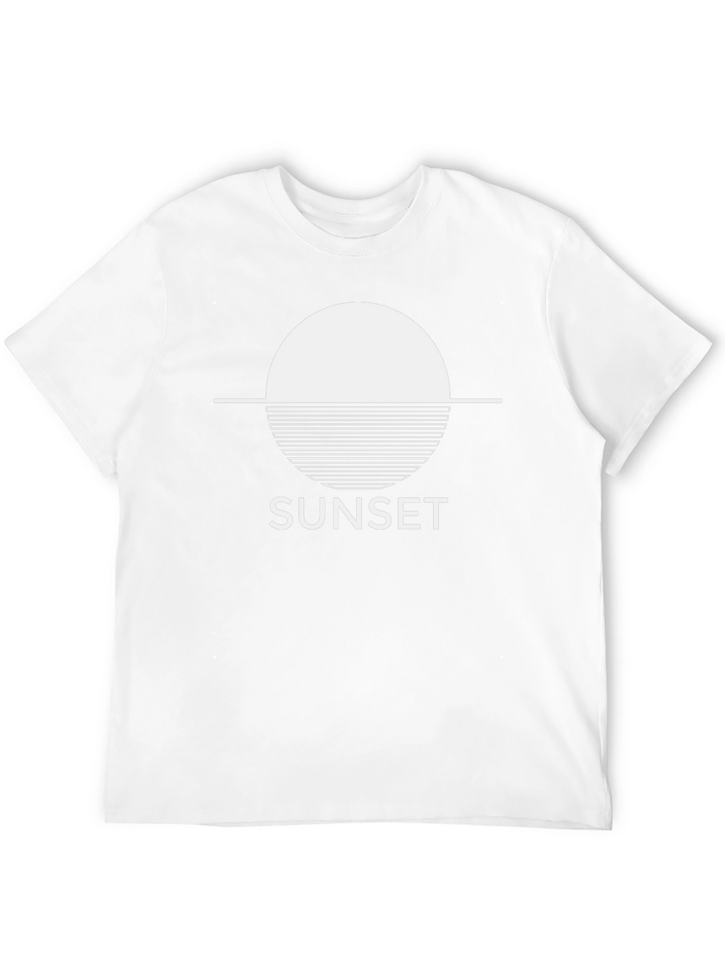 Sunset Graphic Tee - Modern Minimalist Design