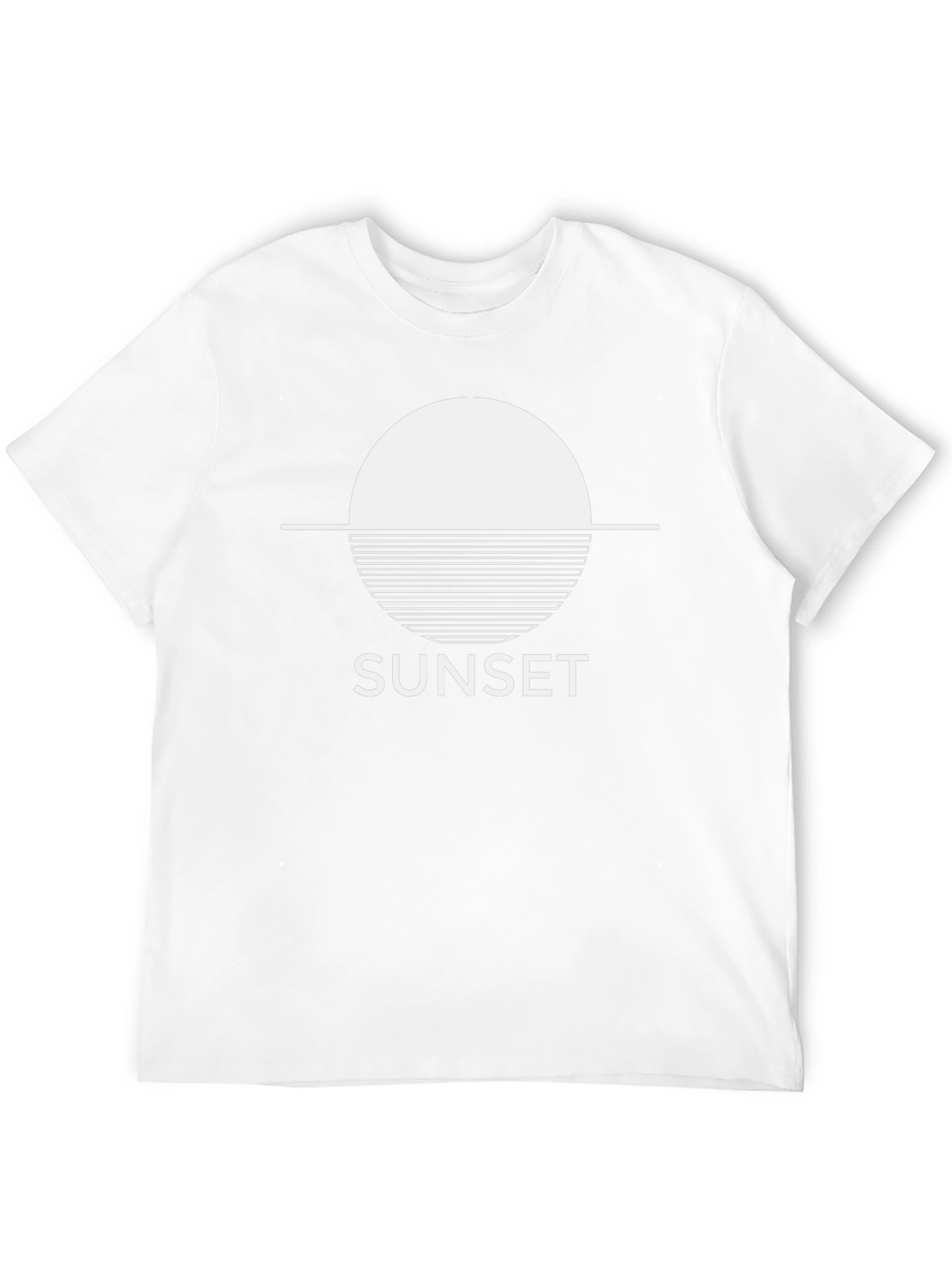 Sunset Graphic Tee - Modern Minimalist Design