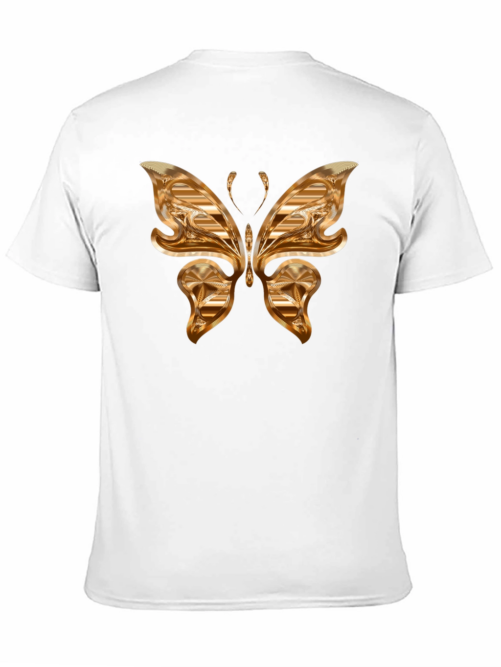 Golden Butterfly Graphic T-Shirt