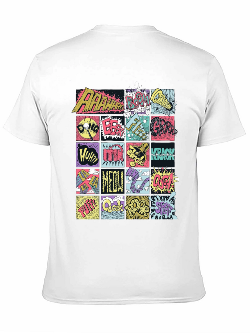 Comic Sound Effect T-Shirt - Pop Art Black Tee