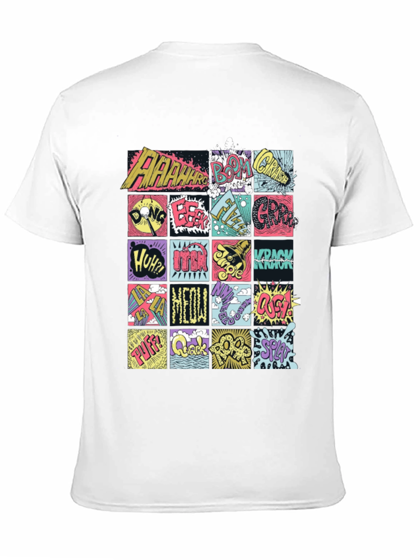 Comic Sound Effect T-Shirt - Pop Art Black Tee