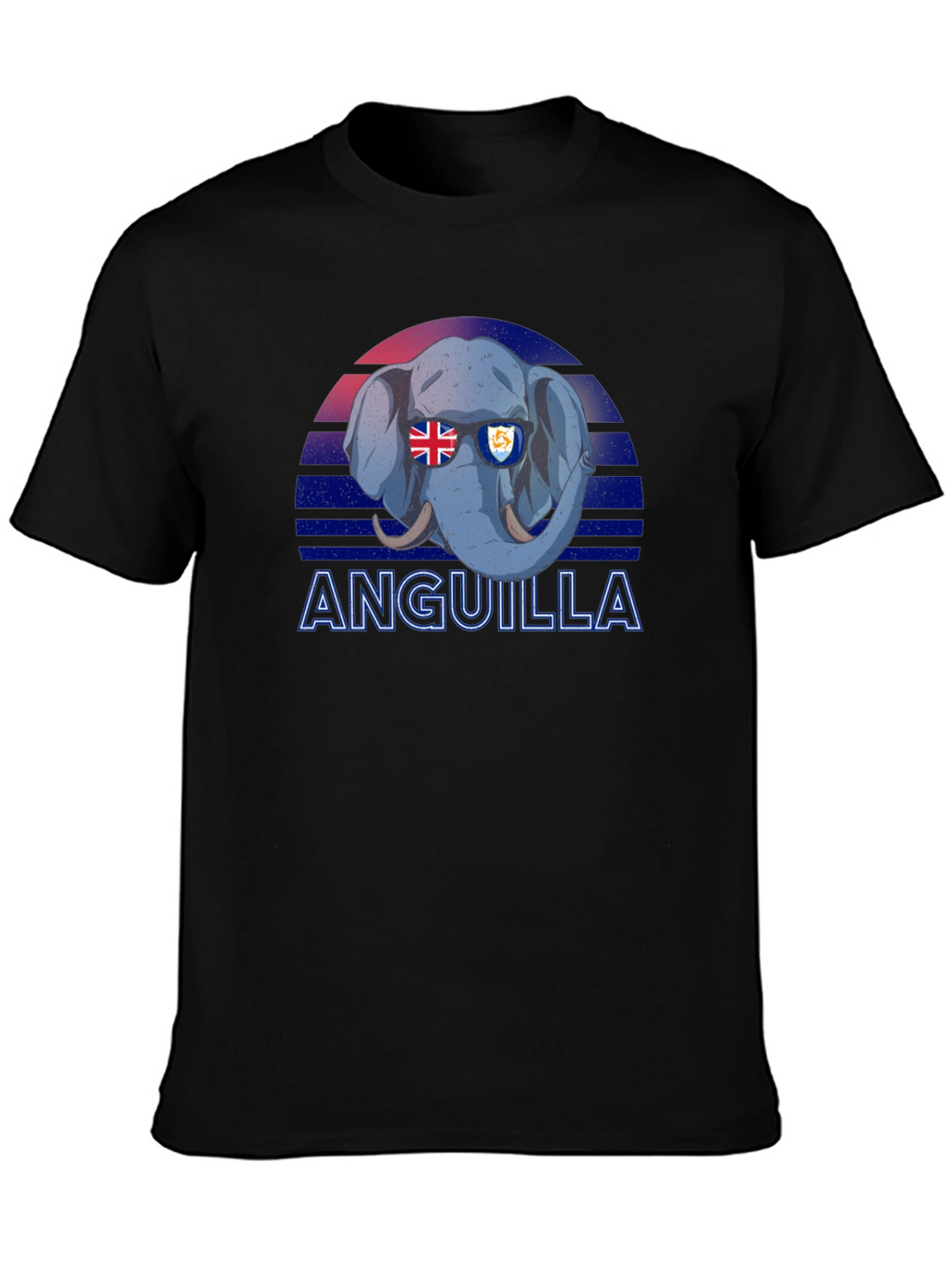 Anguilla Elephant Flag T-Shirt