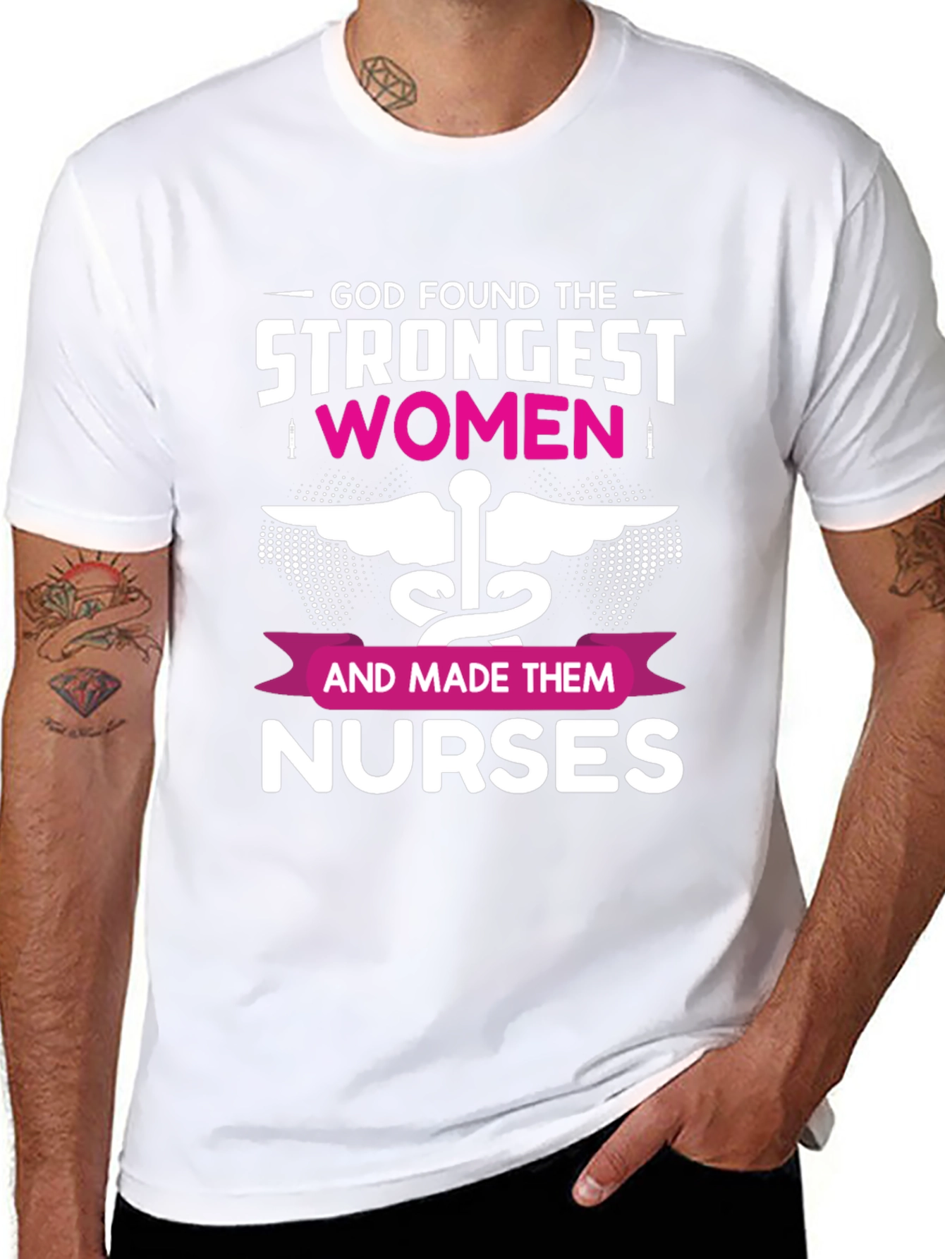 Strongest Women Nurses Graphic Tee