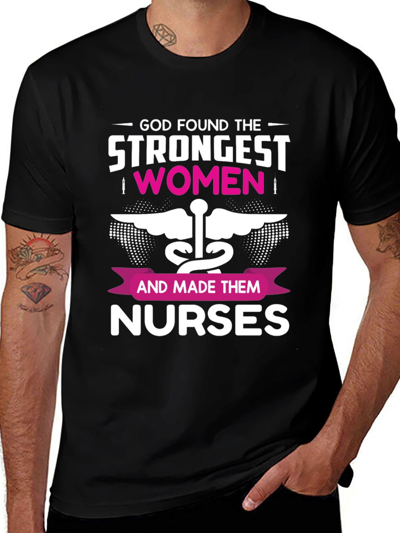 Strongest Women Nurses Graphic Tee