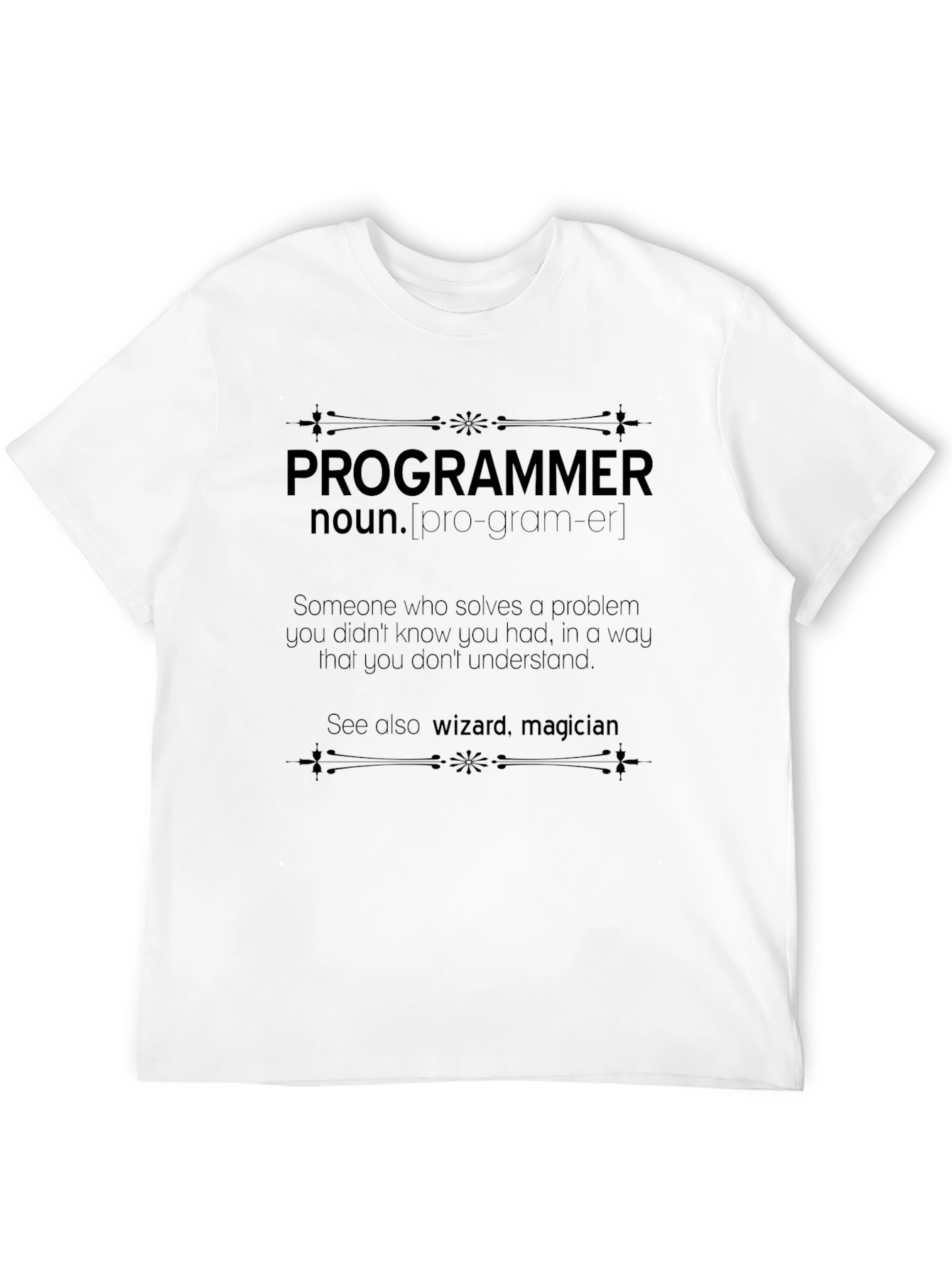 Programmer Definition Black T-Shirt