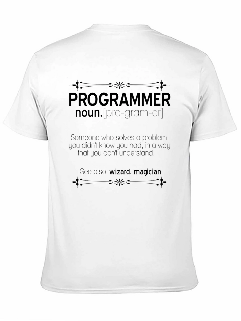 Programmer Definition Black T-Shirt
