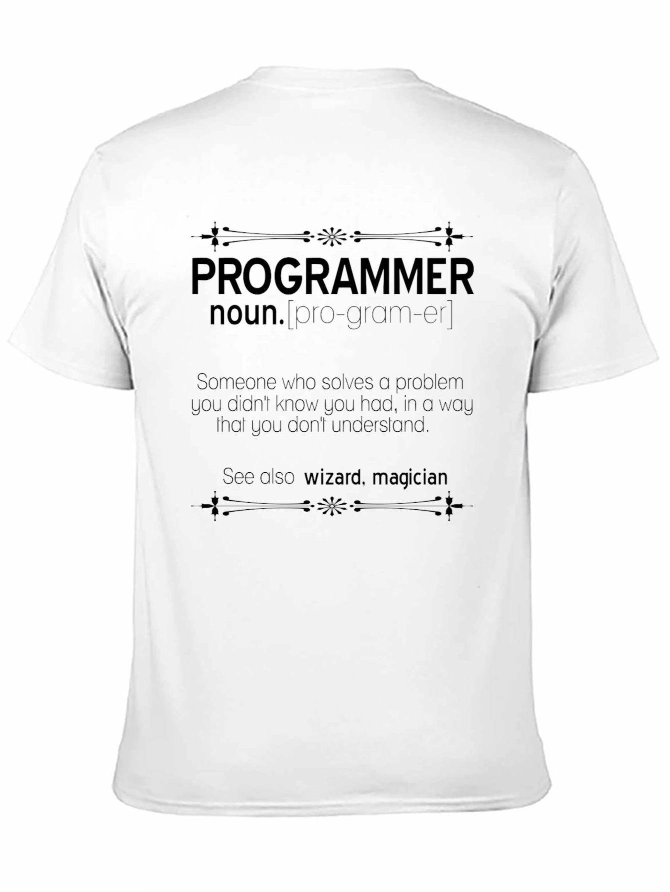 Programmer Definition Black T-Shirt