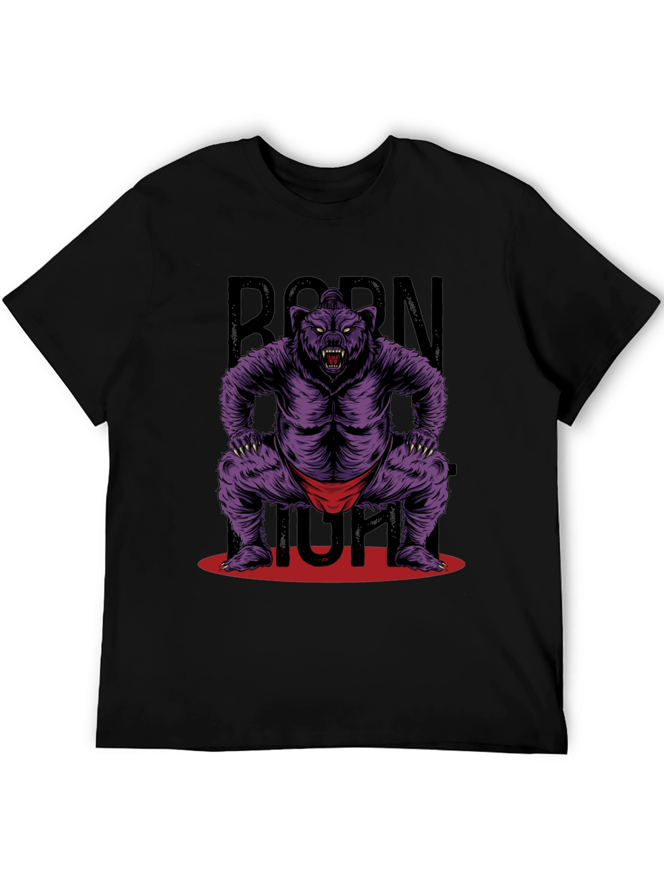 Born Tough Bear Graphic T-Shirt
