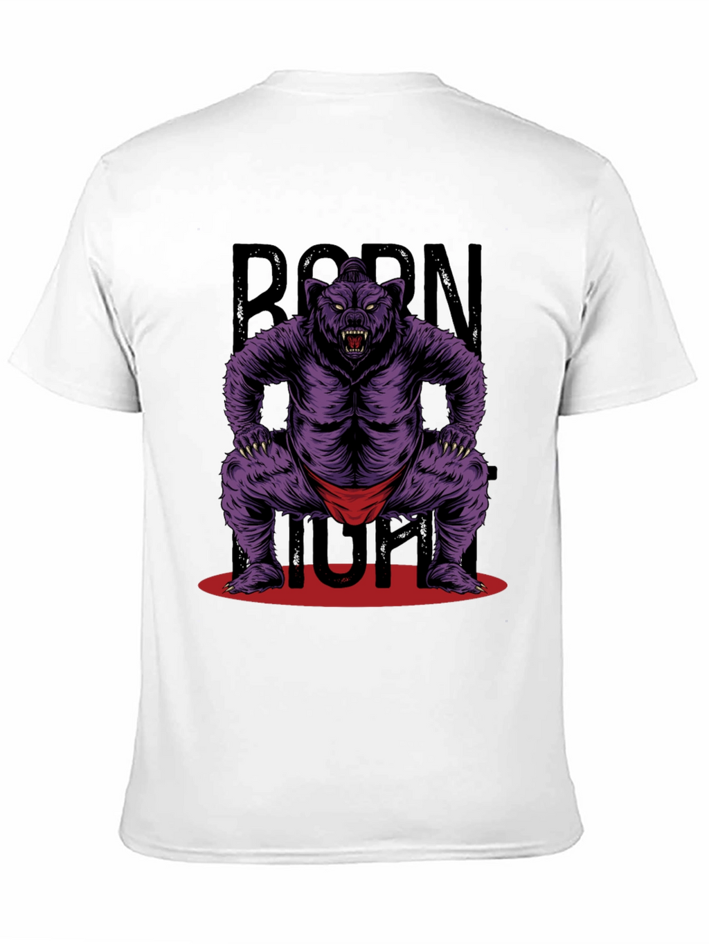 Born Tough Bear Graphic T-Shirt