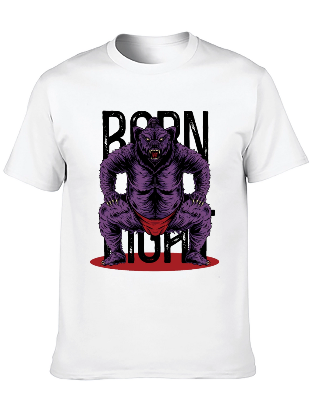 Born Tough Bear Graphic T-Shirt