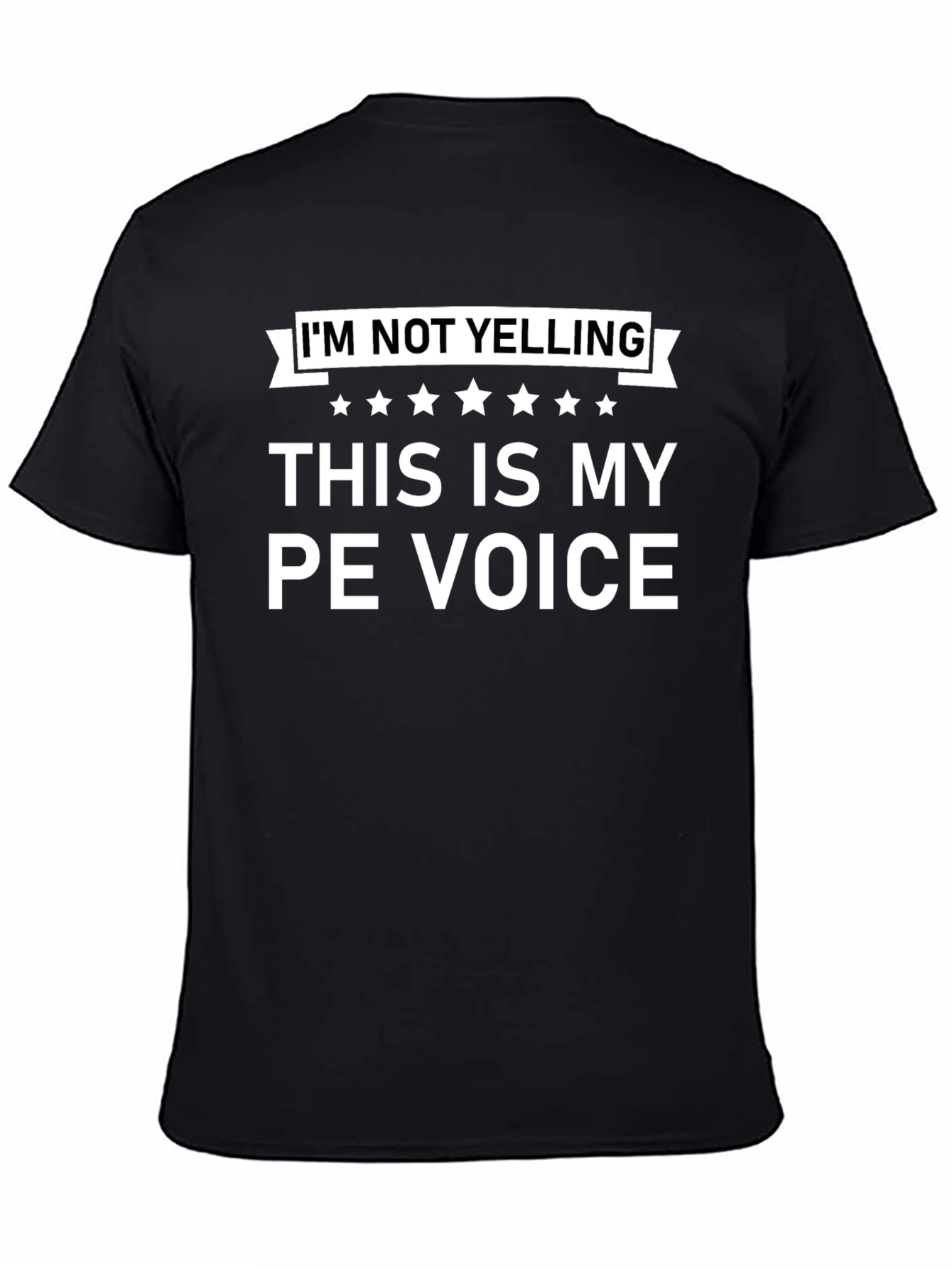 Funny PE Teacher T-Shirt - This Is My PE Voice