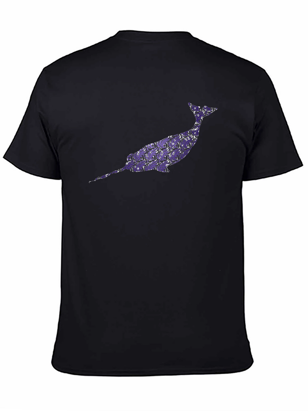 Narwhal Graphic Tee - Unique Purple Pattern