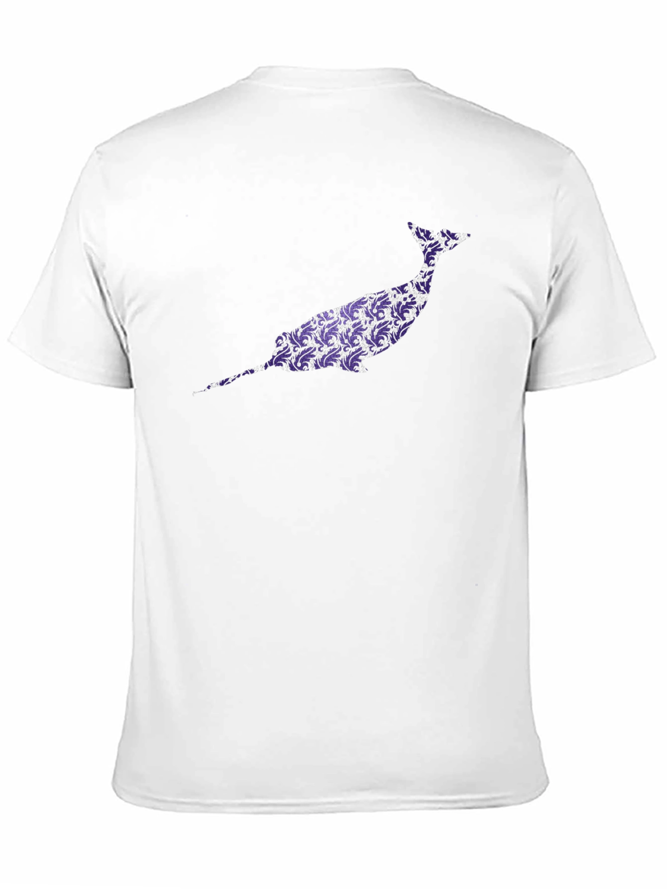 Narwhal Graphic Tee - Unique Purple Pattern