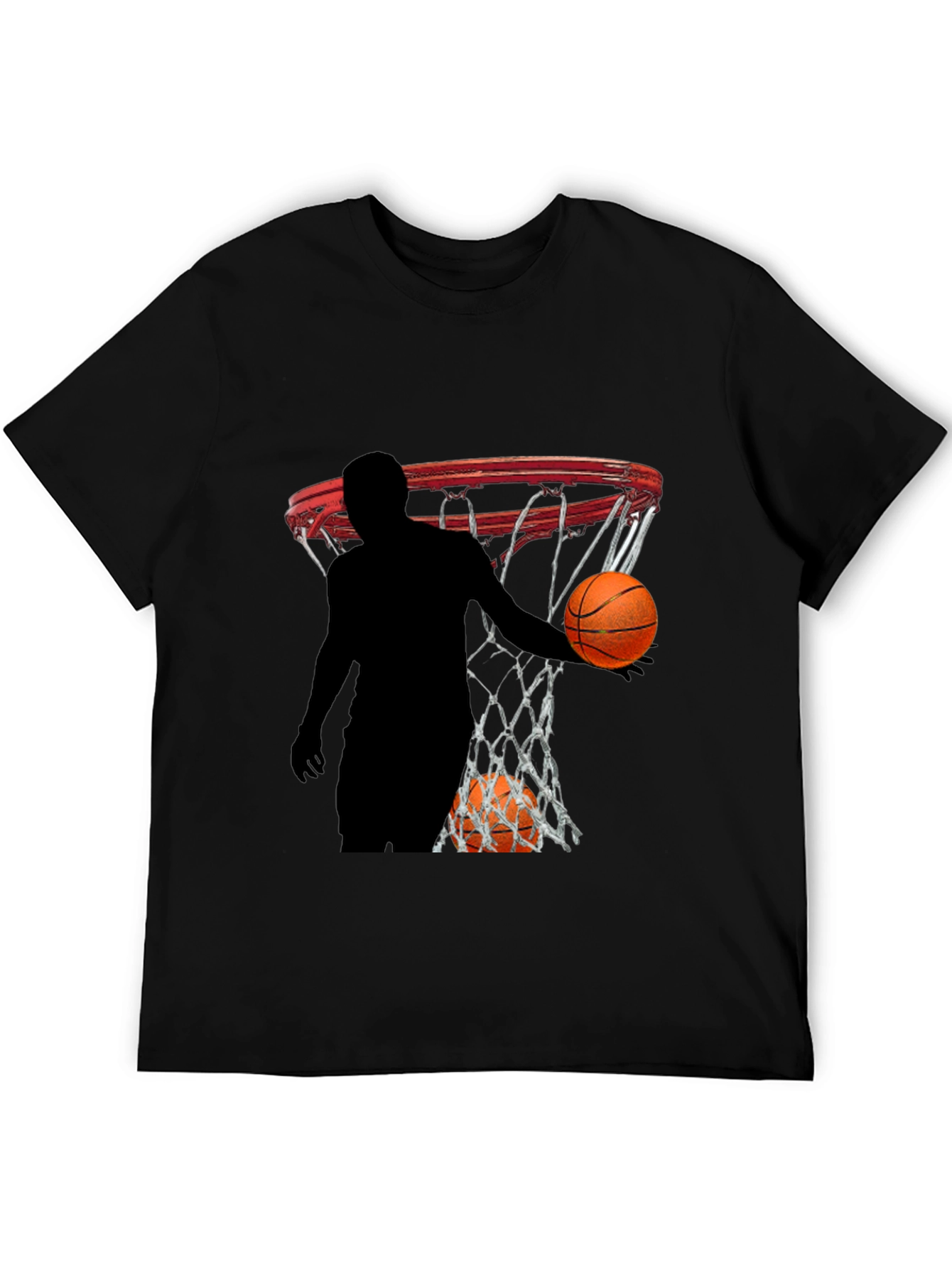 Basketball Graphic Tee - Slam Dunk Style