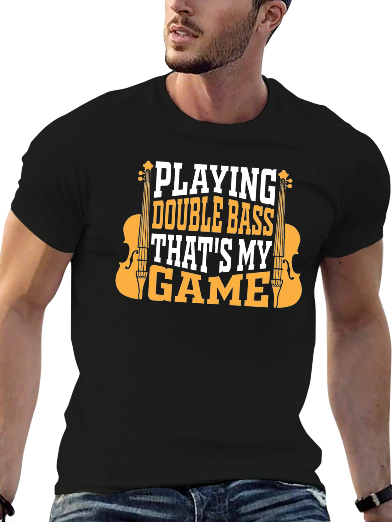 Double Bass Player Graphic T-Shirt