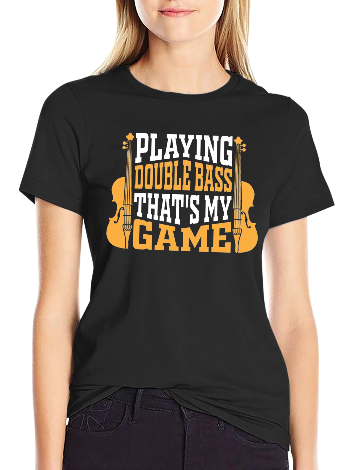 Double Bass Player Graphic T-Shirt