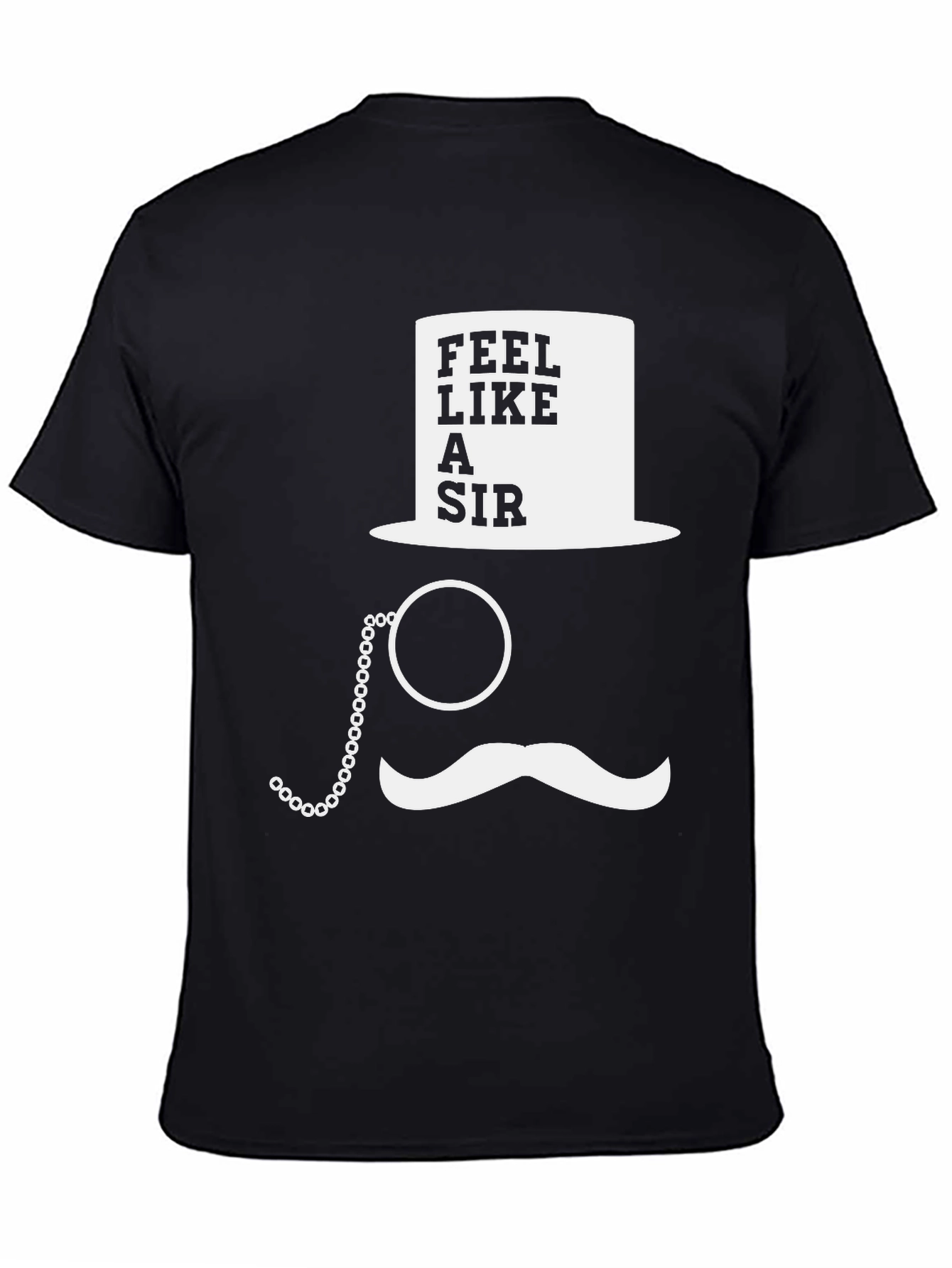 Feel Like A Sir Graphic Tee - Black