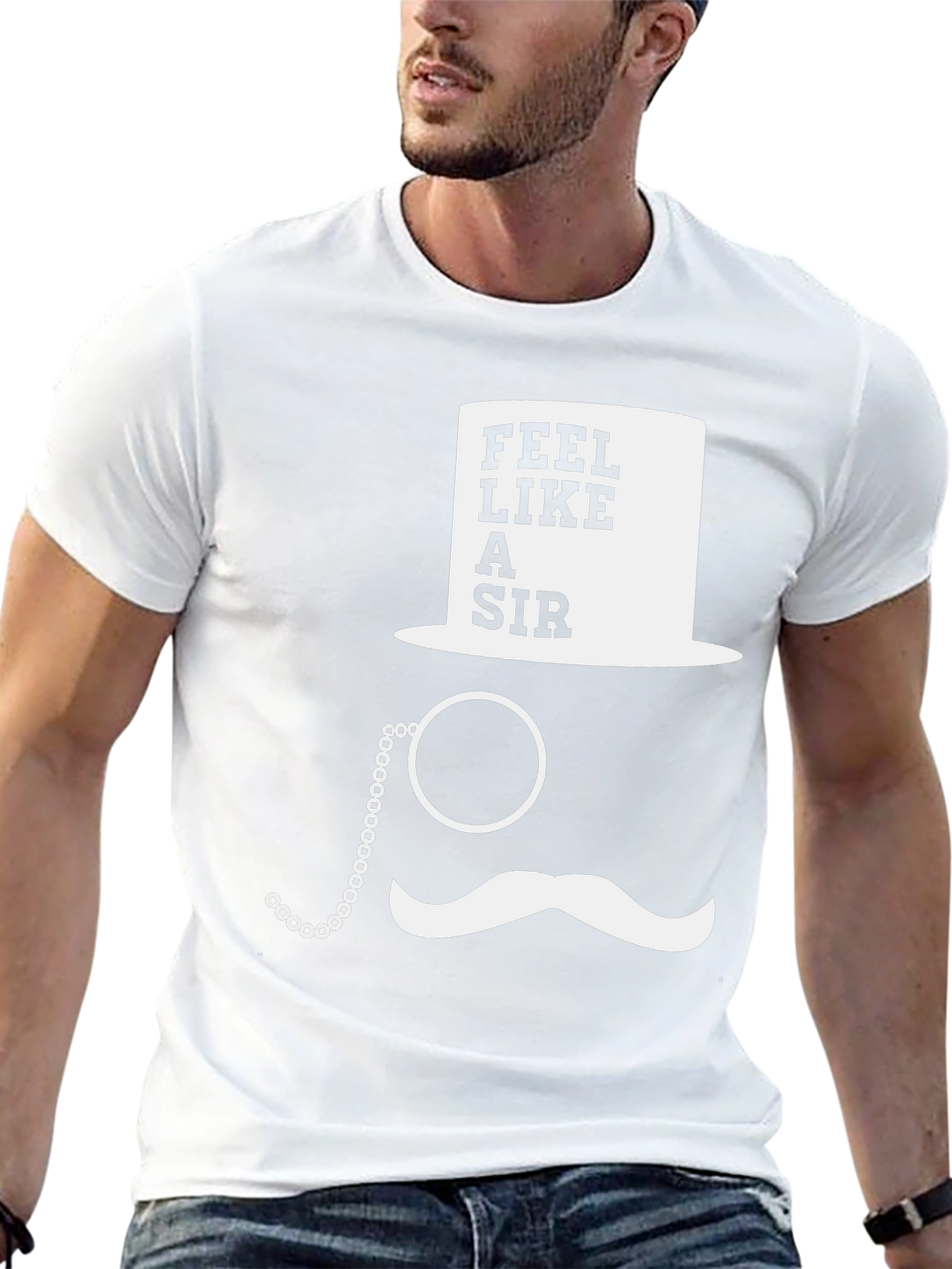 Feel Like A Sir Graphic Tee - Black