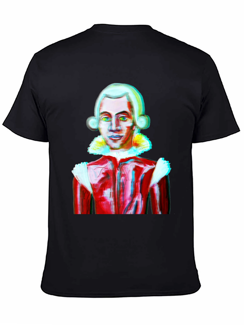 Mozart Style Graphic Tee - Artistic T-Shirt