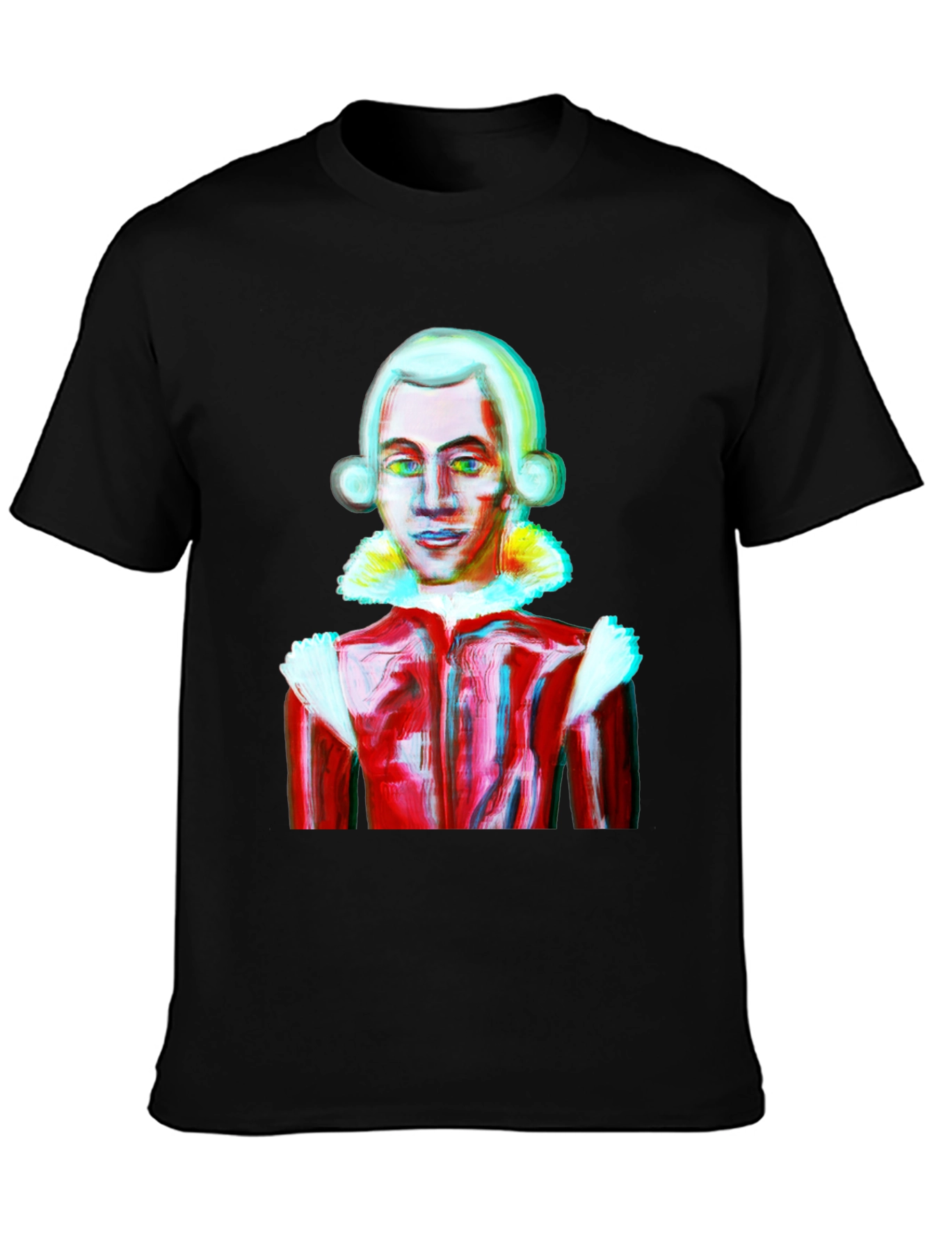 Mozart Style Graphic Tee - Artistic T-Shirt
