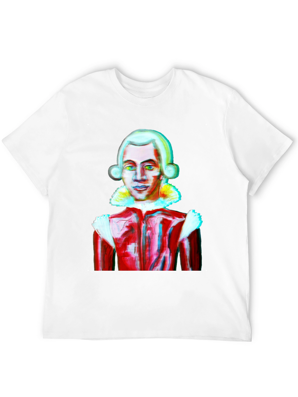 Mozart Style Graphic Tee - Artistic T-Shirt