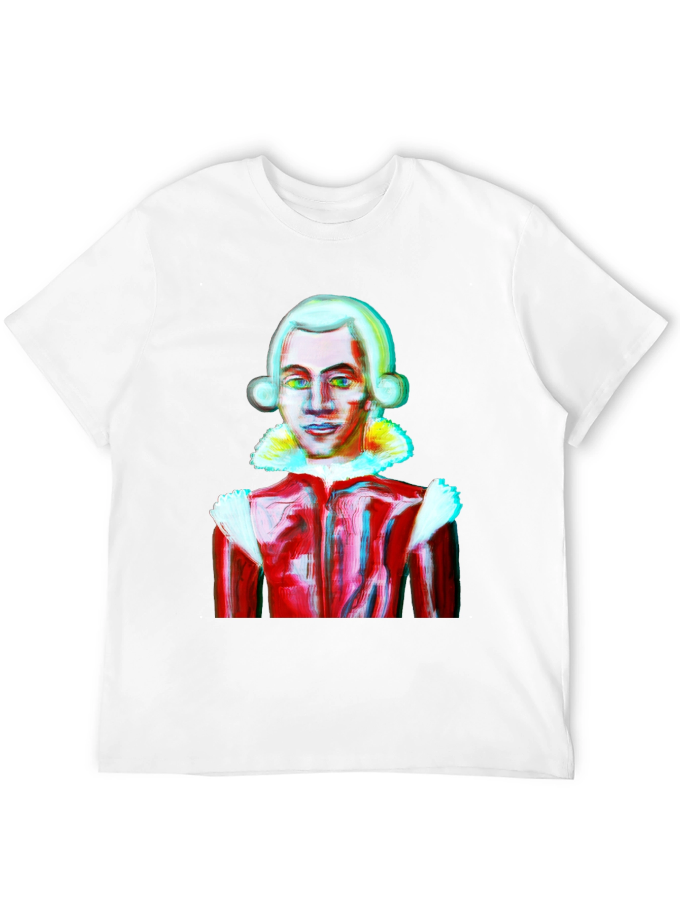 Mozart Style Graphic Tee - Artistic T-Shirt
